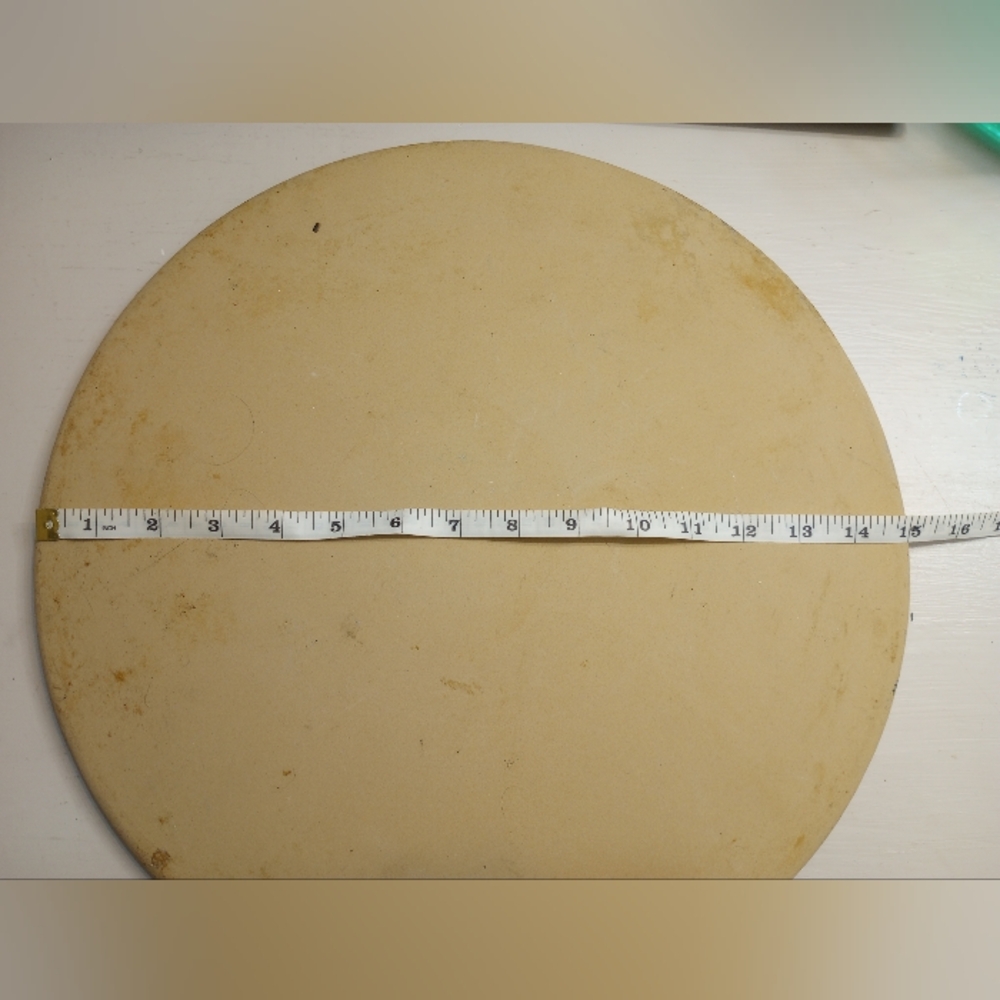 Pampered Chef Stoneware Vintage Heritage Collection Round Pizza Stone - Picture 8 of 9